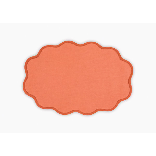 Matouk Scallop Edge Oval Placemat Perigold